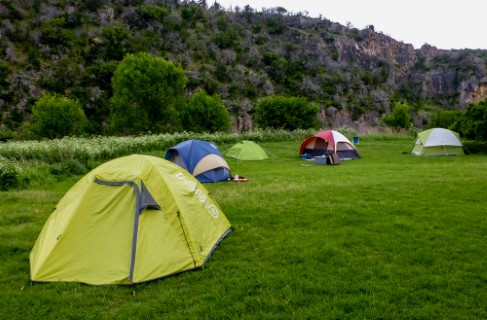 Colorado Bend State Park campsite